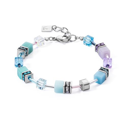 Coeur de Lion GeoCUBE® Bracelet Aqua Lilac